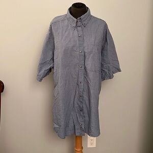 Wrangler Men's Rugged Wear - Pin Patterned Short Sleeve Button Down